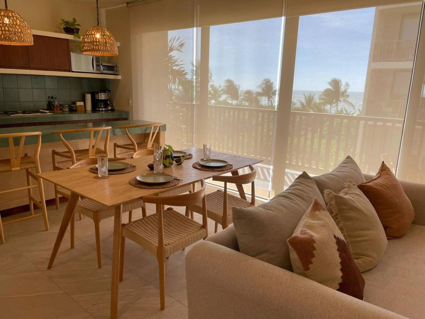 Hermoso Departamento Con Vista Al Mar Isla Holbox Exterior foto